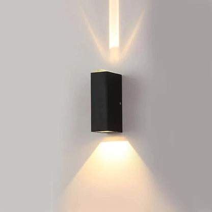 Vandtæt Udendørs Væglamper - Varm Hvid - Aluminium - Sconce