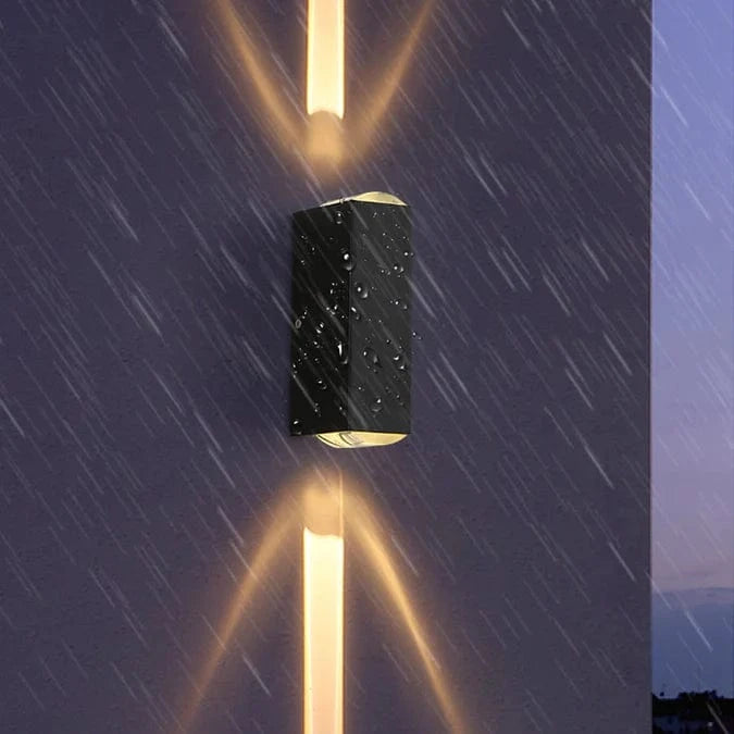 Vandtæt Udendørs Væglamper - Varm Hvid - Aluminium - Sconce