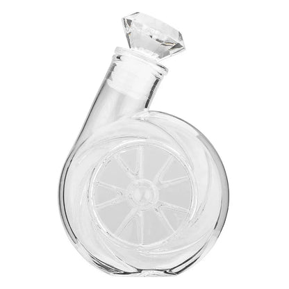Vintage Turbo Glas Whisky Karaffel Sæt - Vinflaske - Lækagesikker - 500 ml