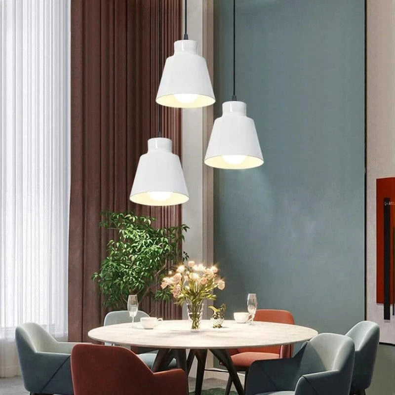 Wabi Sabi Kegle Formet Pendellampe - Matte Finish - Jern - LED Pære