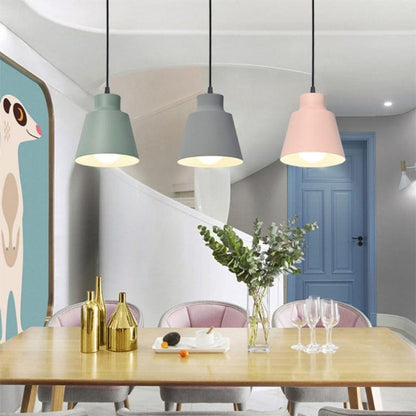 Wabi Sabi Kegle Formet Pendellampe - Matte Finish - Jern - LED Pære