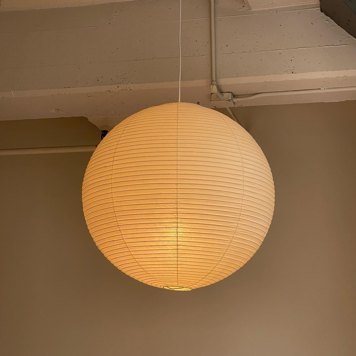 Akari A Serie Pendant Lamp, Japanese Design, Rice Paper, Modern Minimalist, 23.6" Diameter, Indoor Lighting, Home Décor, Unisex Pendant Lamp Danmarkmode