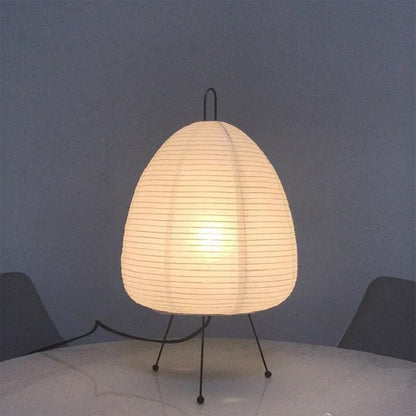 Akari Gulvlampe - Japandi Rispapir Lampe - Vintage Floor Lamps Danmarkmode.dk