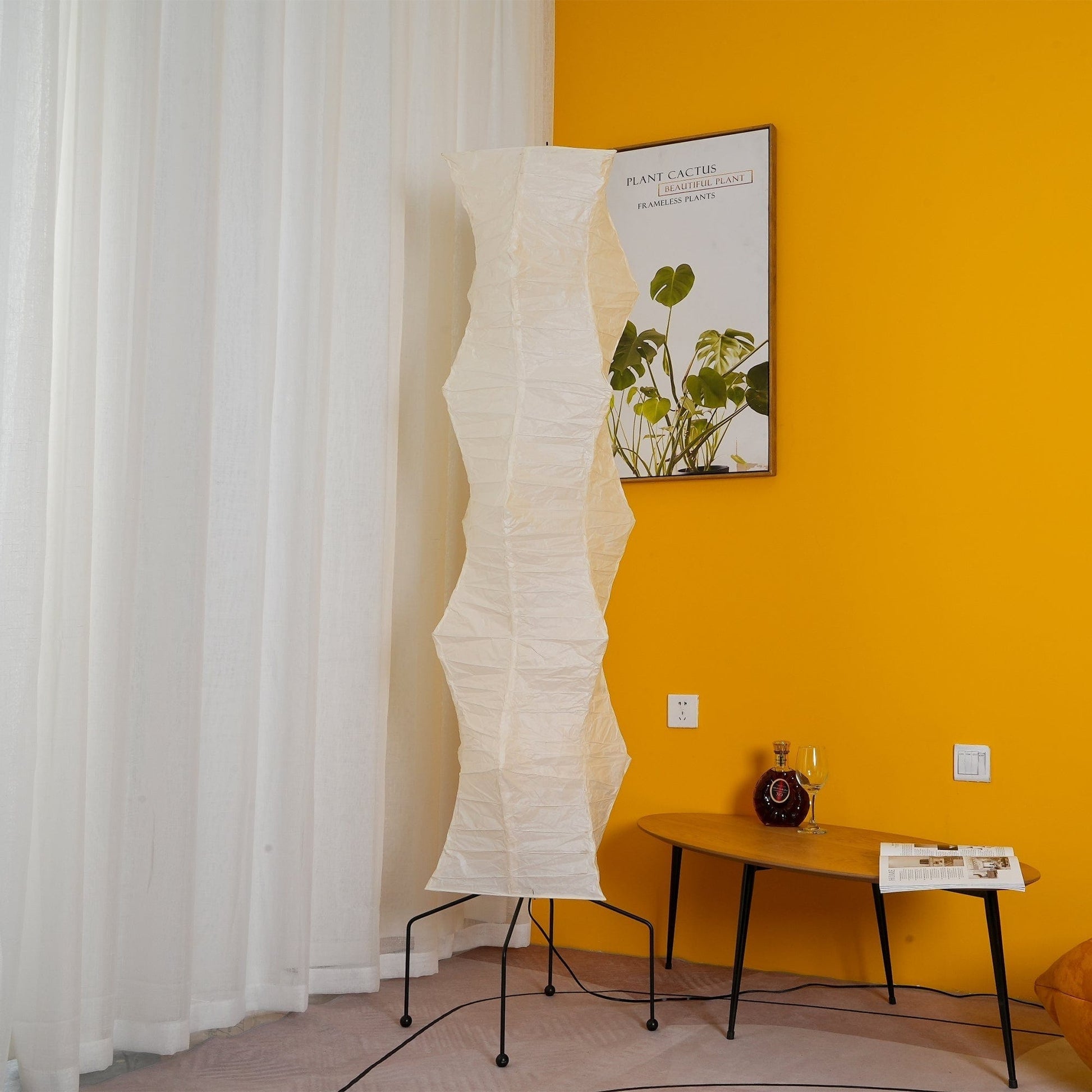 Akari Japansk Gulvlampe - Papirlampe - Ris Papir Floor Lamps Danmarkmode.dk