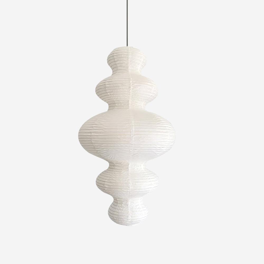Akari Juni Pendellampe | Modern Pendant Light | Japanese Design | White Paper | 60cm | Home Décor | Suitable for Living Room, Dining Room Pendant Lamp Danmarkmode