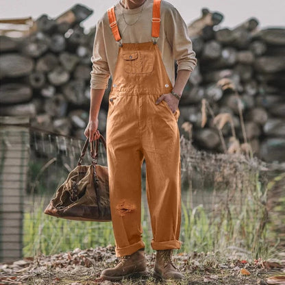 Åndbar Lærred Have Overalls - Unisex - Justerbare - Jumpsuit Overalls Danmarkmode.dk