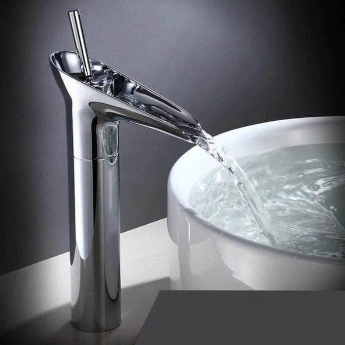 Antik Vandfald Badeværelsesarmatur - Messing - Vask - Vandhane Bathroom Sink Faucets Danmarkmode.dk