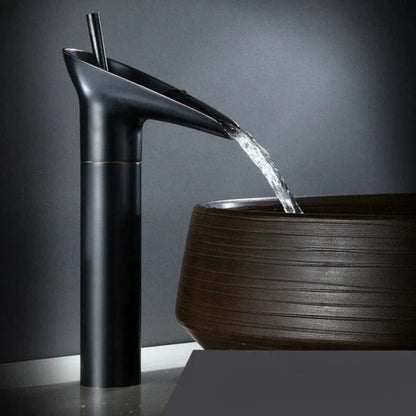 Antik Vandfald Badeværelsesarmatur - Messing - Vask - Vandhane Bathroom Sink Faucets Danmarkmode.dk