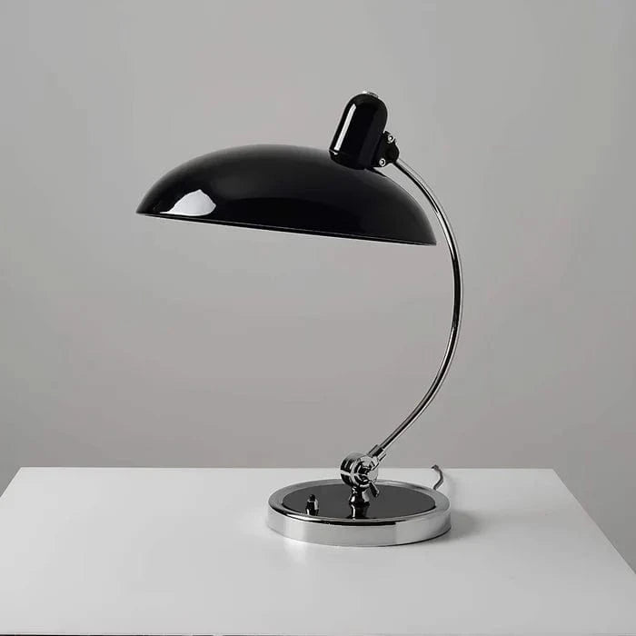 Art Deco Fleksibel Drejearm Skrivebordslampe - Krom - Scandinavian - E27 Desk Lamps Danmarkmode.dk