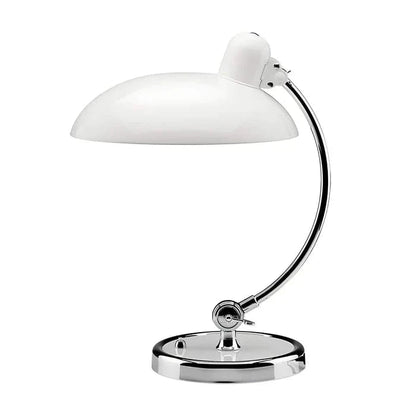 Art Deco Fleksibel Drejearm Skrivebordslampe - Krom - Scandinavian - E27 Desk Lamps Danmarkmode.dk