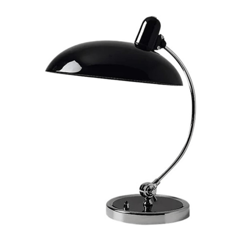 Art Deco Fleksibel Drejearm Skrivebordslampe - Krom - Scandinavian - E27 Desk Lamps Danmarkmode.dk