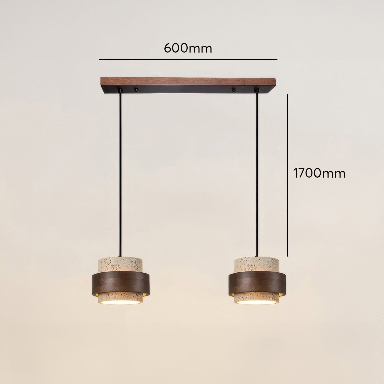 Ascend Retro Sten Wabi-Sabi Pendant Light - Scandinavian Style, Natural Material, Adjustable Size, Modern Design, Home Decor, Indoor Lighting pendant light Danmarkmode