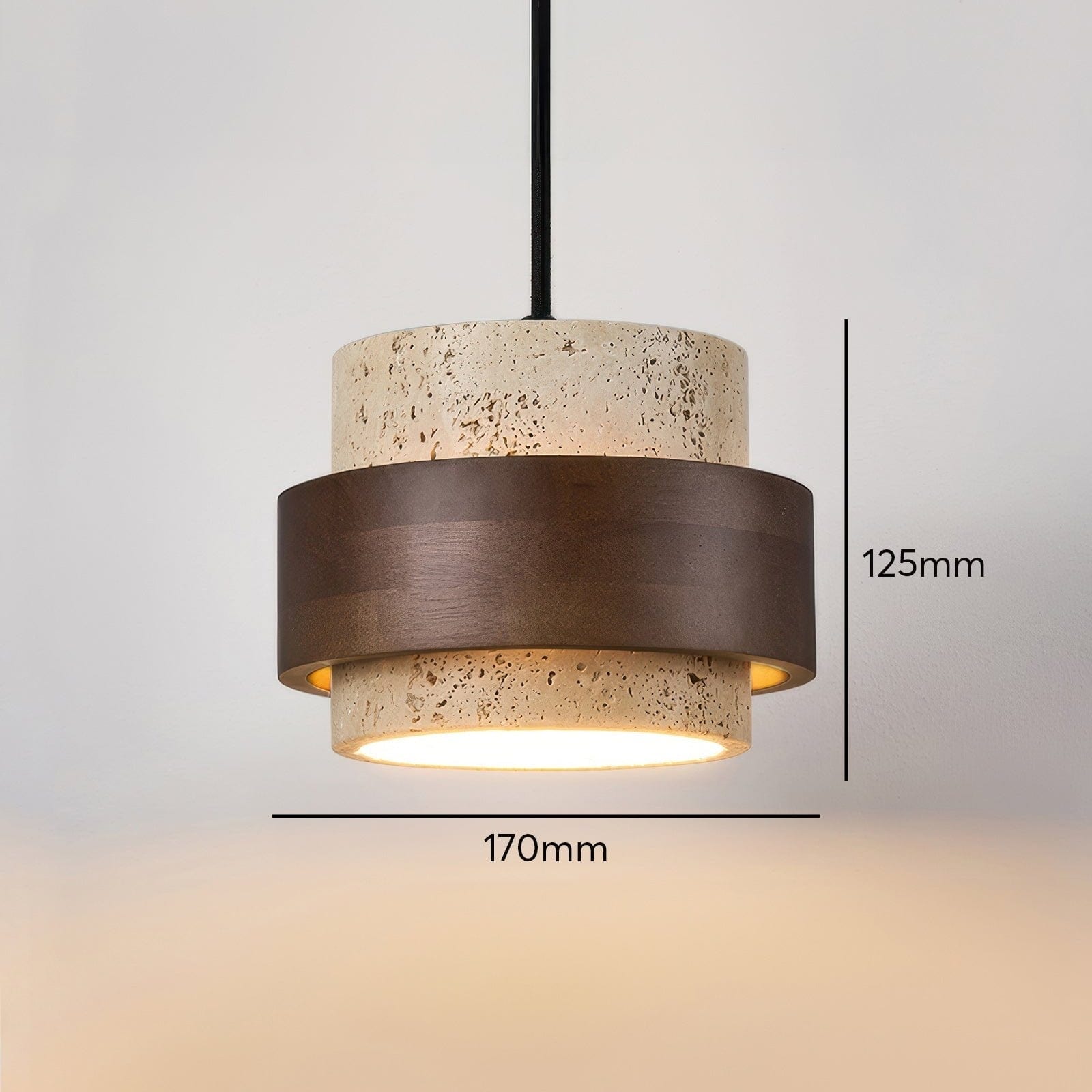 Ascend Retro Sten Wabi-Sabi Pendant Light - Scandinavian Style, Natural Material, Adjustable Size, Modern Design, Home Decor, Indoor Lighting pendant light Danmarkmode