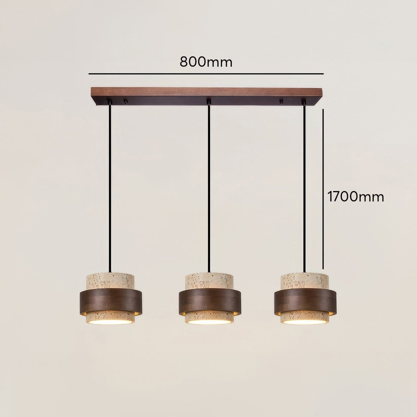 Ascend Retro Sten Wabi-Sabi Pendant Light - Scandinavian Style, Natural Material, Adjustable Size, Modern Design, Home Decor, Indoor Lighting pendant light Danmarkmode