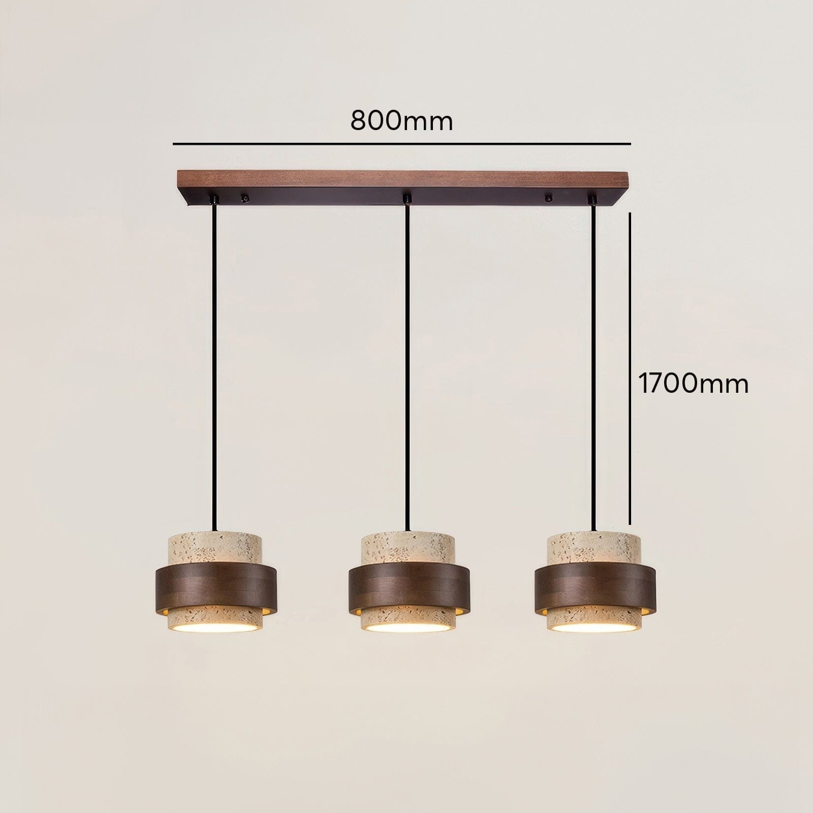 Ascend Retro Sten Wabi-Sabi Pendant Light - Scandinavian Style, Natural Material, Adjustable Size, Modern Design, Home Decor, Indoor Lighting pendant light Danmarkmode