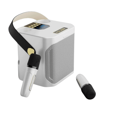 Bærbar Trådløs Karaoke Anlæg - Karaoke Sæt - Bluetooth Højttaler - Mikrofon Karaoke Systems Danmarkmode.dk