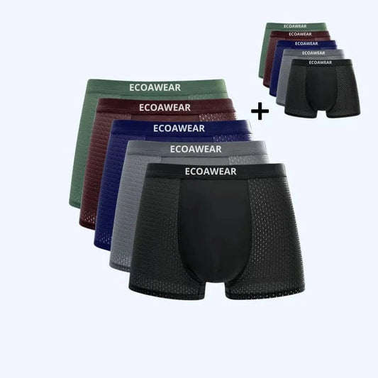 Bambus Boxershorts Mænd- Underbukser - 5 pak - Plus 5 ekstra GRATIS Boxer Shorts Danmarkmode.dk