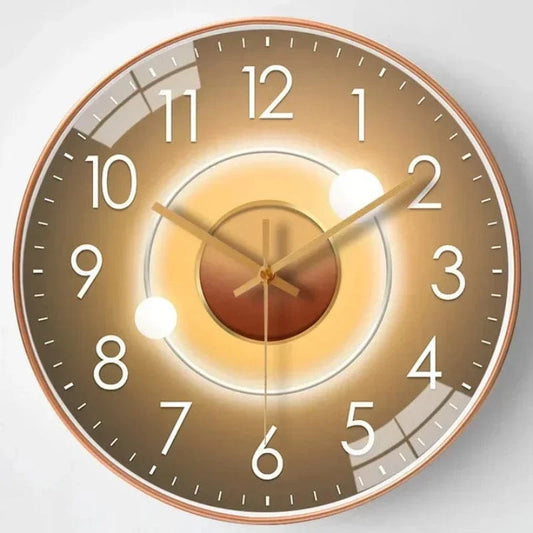 Batteridrevet Digitalt Lydløst Vægur - Moderne - Vægur med Tal - ABS Wall Clock Danmarkmode.dk