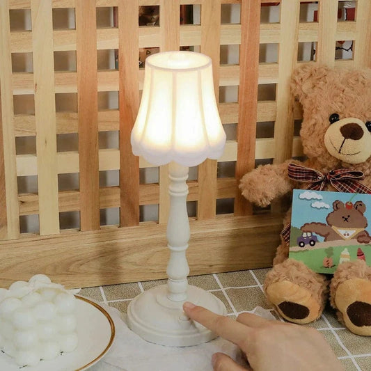 Batteridrevet Mini Bordlampe til Børn - Plastik - Sengelampe - LED Table Lamp Danmarkmode.dk