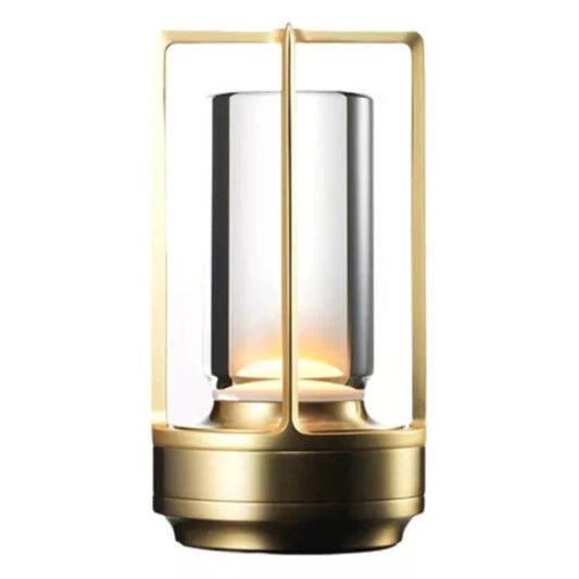 Berøringslampe Moderne Messing Bordlampe - Glas - Dæmpbar - Genopladelig - Trådløs Table Lamp Danmarkmode.dk