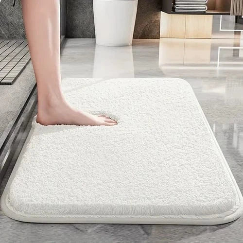 Blød Badeværelse Bademåtte - Absorberende - Dørmåtte - Skridsikker Bath Mats Danmarkmode.dk