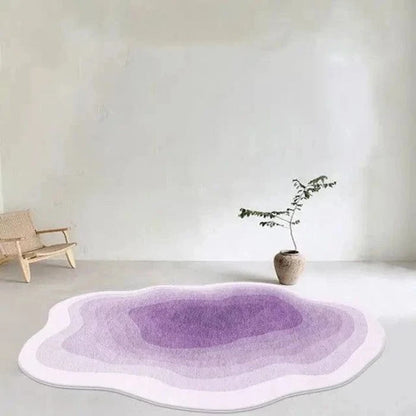 Blød Polyester Abstrakt Gulvmåtte - Skridsikker - Tæpper - Værelsesindretning Rugs Danmarkmode.dk