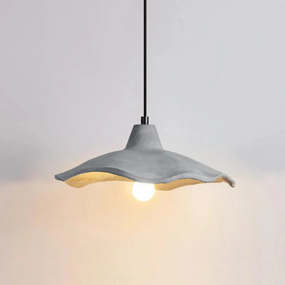 Blomsterform Cement Pendellampe - Wabi Sabi - Indendørs - E27 Pære Ceiling Light Fixtures Danmarkmode.dk
