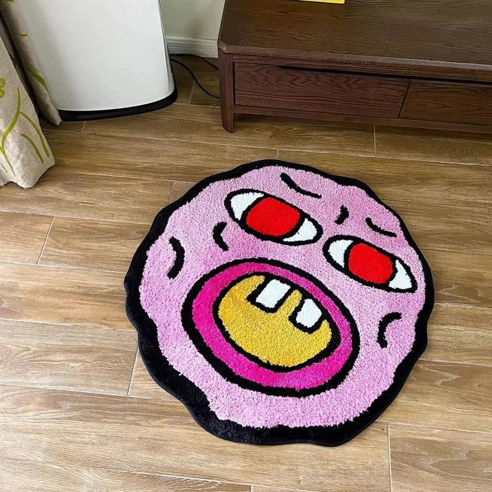 Cherry Bomb Tuftet Tæppe - Tegneserie - Værelsesindretning - Skridsikkert Rugs Danmarkmode.dk