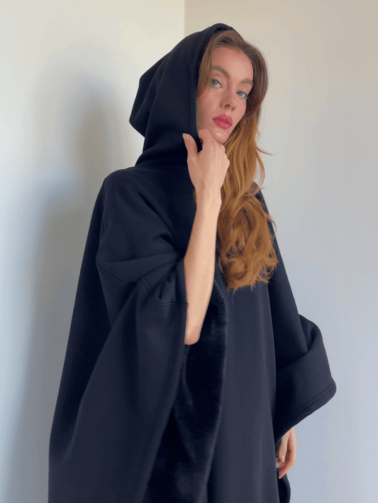 Cloak Hoodie – Vægtet Hættetrøje – Oversized & Ultra-blød – Anti-stress Design Loungewear Tops Danmarkmode