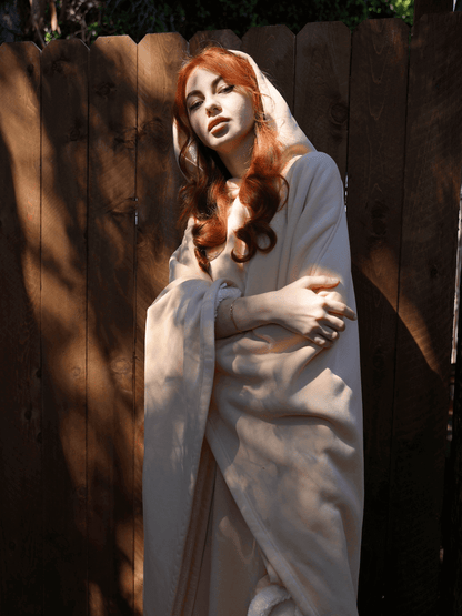 Cloak Hoodie – Vægtet Hættetrøje – Oversized & Ultra-blød – Anti-stress Design Loungewear Tops Danmarkmode