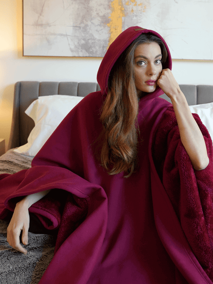 Cloak Hoodie – Vægtet Hættetrøje – Oversized & Ultra-blød – Anti-stress Design Loungewear Tops Danmarkmode