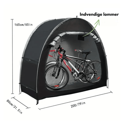 Cykeltelt til 2 cykler – Vandtæt opbevaring – Robust Oxford-stof – Hurtig montering Bicycle Covers Danmarkmode