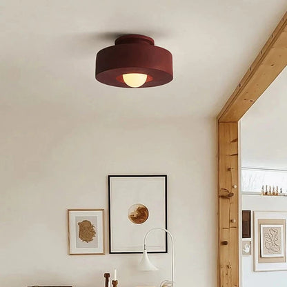 Cylindrisk Tromleform Loftlampe - Matte - LED Pære - Moderne - 30cm Ceiling Light Fixtures Danmarkmode.dk