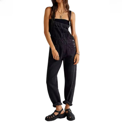 Denim Overalls Damen - Arbejdsbukser - Jumpsuit - Vintage Overalls Danmarkmode.dk