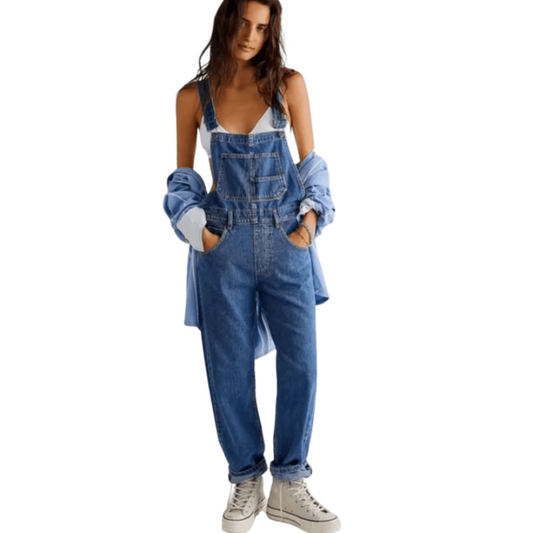 Denim Overalls Damen - Arbejdsbukser - Jumpsuit - Vintage Overalls Danmarkmode.dk