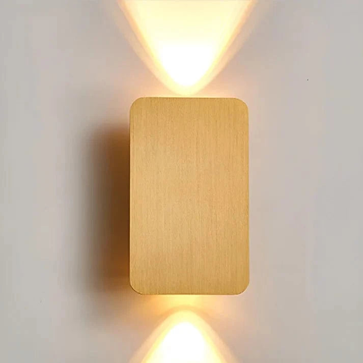 Dobbelt Hoved Væglampe - Flatpanels - Moderne - Rectangle Wall Light Fixtures Danmarkmode.dk