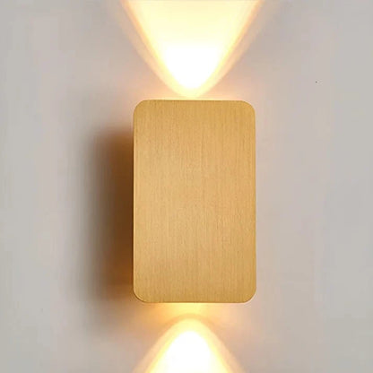 Dobbelt Hoved Væglampe - Flatpanels - Moderne - Rectangle Wall Light Fixtures Danmarkmode.dk