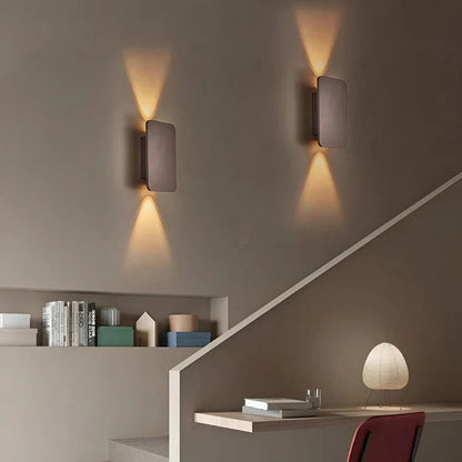 Dobbelt Hoved Væglampe - Flatpanels - Moderne - Rectangle Wall Light Fixtures Danmarkmode.dk