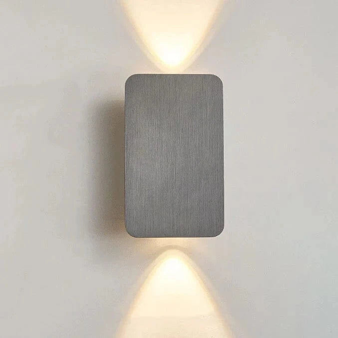 Dobbelt Hoved Væglampe - Flatpanels - Moderne - Rectangle Wall Light Fixtures Danmarkmode.dk