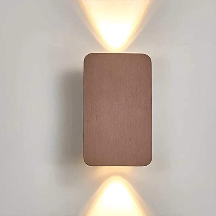 Dobbelt Hoved Væglampe - Flatpanels - Moderne - Rectangle Wall Light Fixtures Danmarkmode.dk