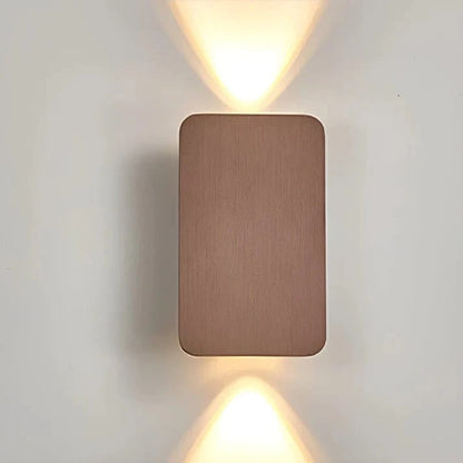 Dobbelt Hoved Væglampe - Flatpanels - Moderne - Rectangle Wall Light Fixtures Danmarkmode.dk