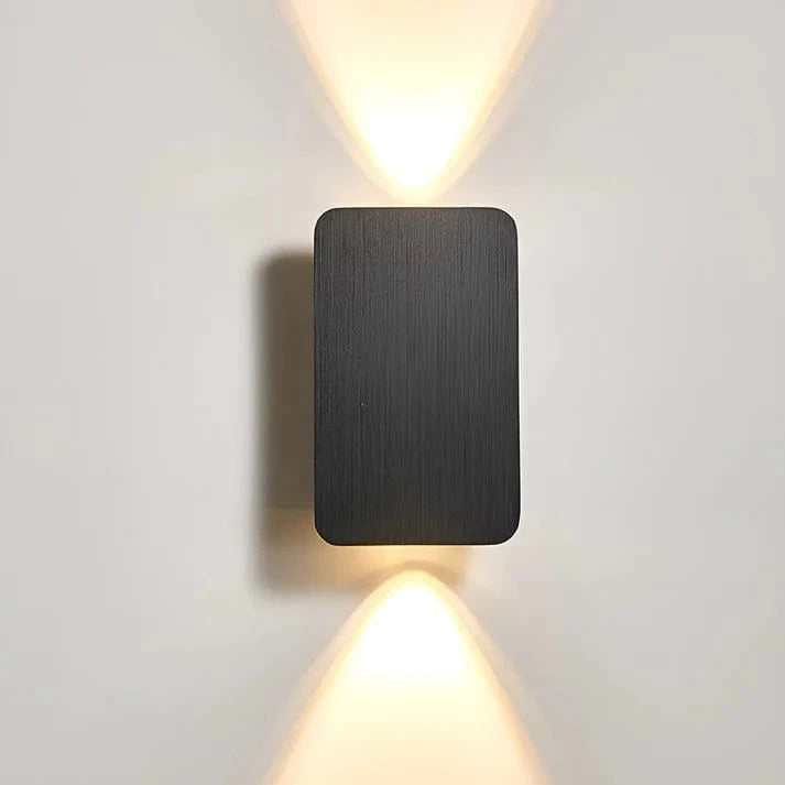 Dobbelt Hoved Væglampe - Flatpanels - Moderne - Rectangle Wall Light Fixtures Danmarkmode.dk