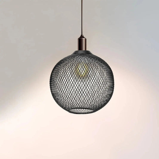 EleganceShade – Hængende lampeskærm – Rund – Sort/Guld – 14×12 cm Home Decor Danmarkmode