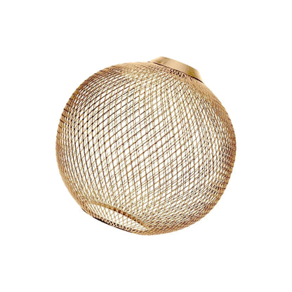 EleganceShade – Hængende lampeskærm – Rund – Sort/Guld – 14×12 cm Home Decor Danmarkmode