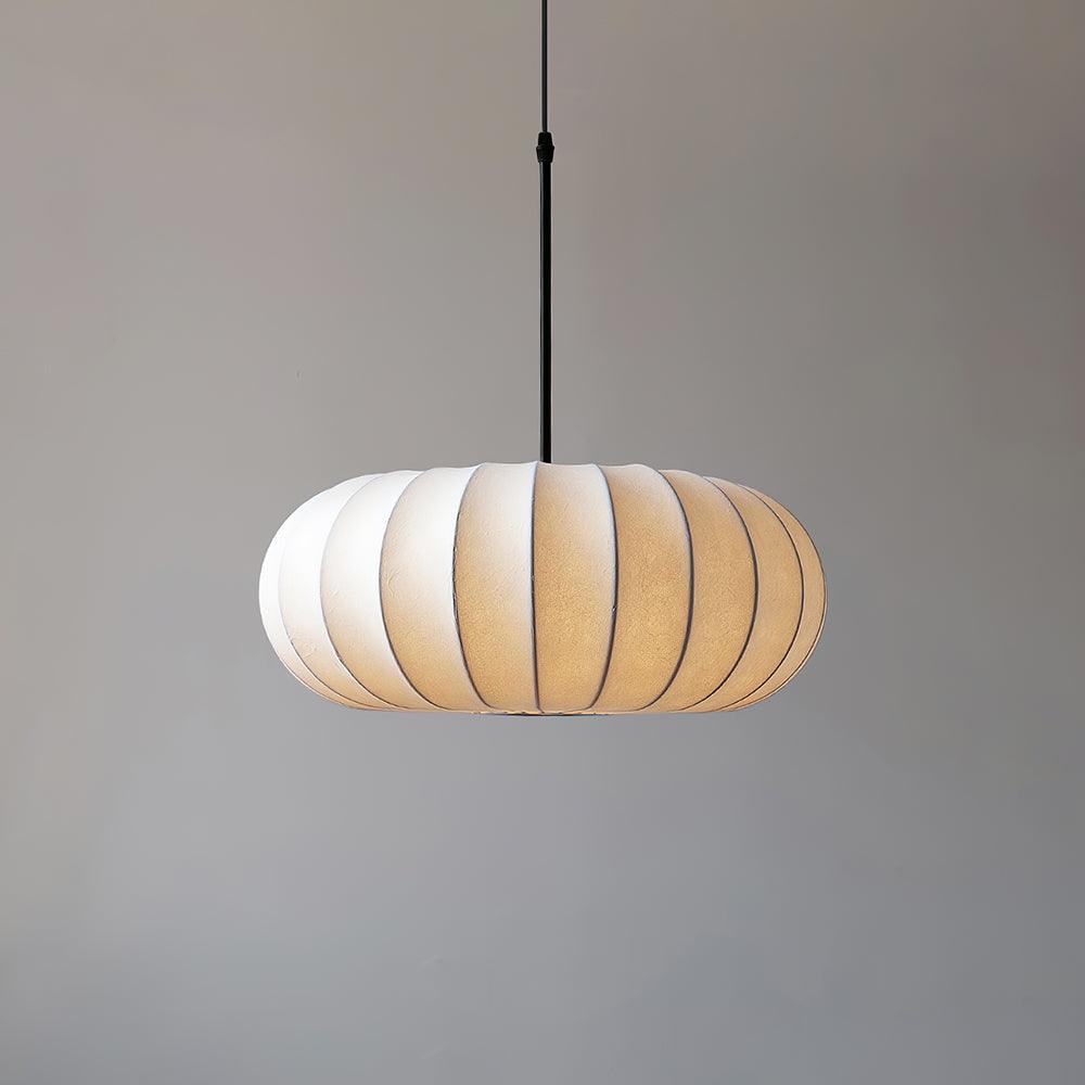 Elegant Pendellampe i Naturmaterialer - Hængelampe i Træ og Metal, 50 cm, Moderne Design, Indretning, Unisex, Økologisk, Belysning Danmarkmode