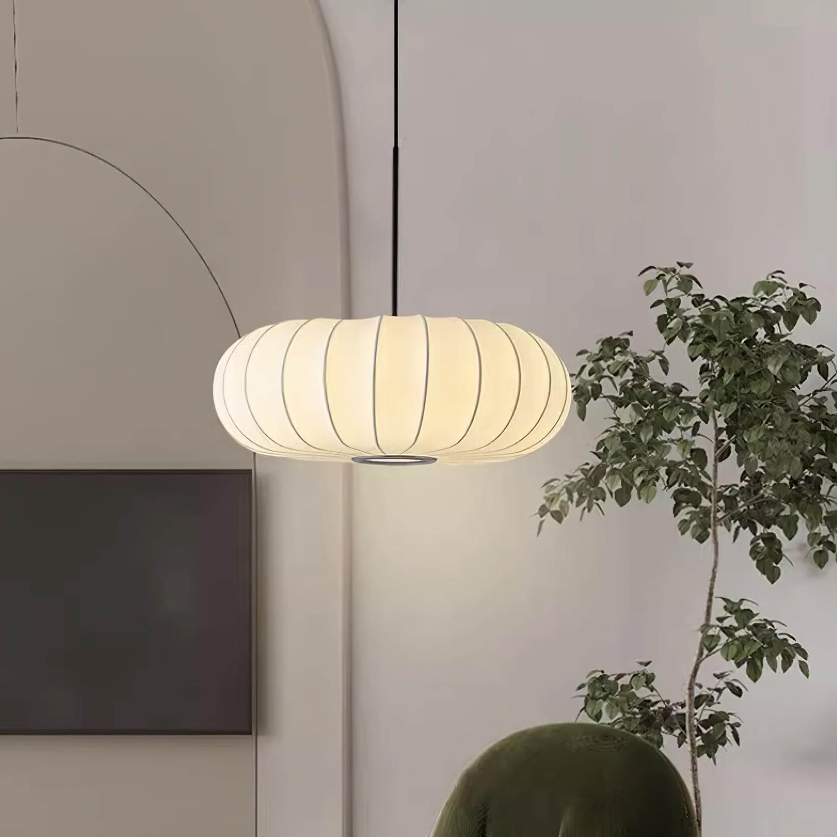 Elegant Pendellampe i Naturmaterialer - Hængelampe i Træ og Metal, 50 cm, Moderne Design, Indretning, Unisex, Økologisk, Belysning Danmarkmode
