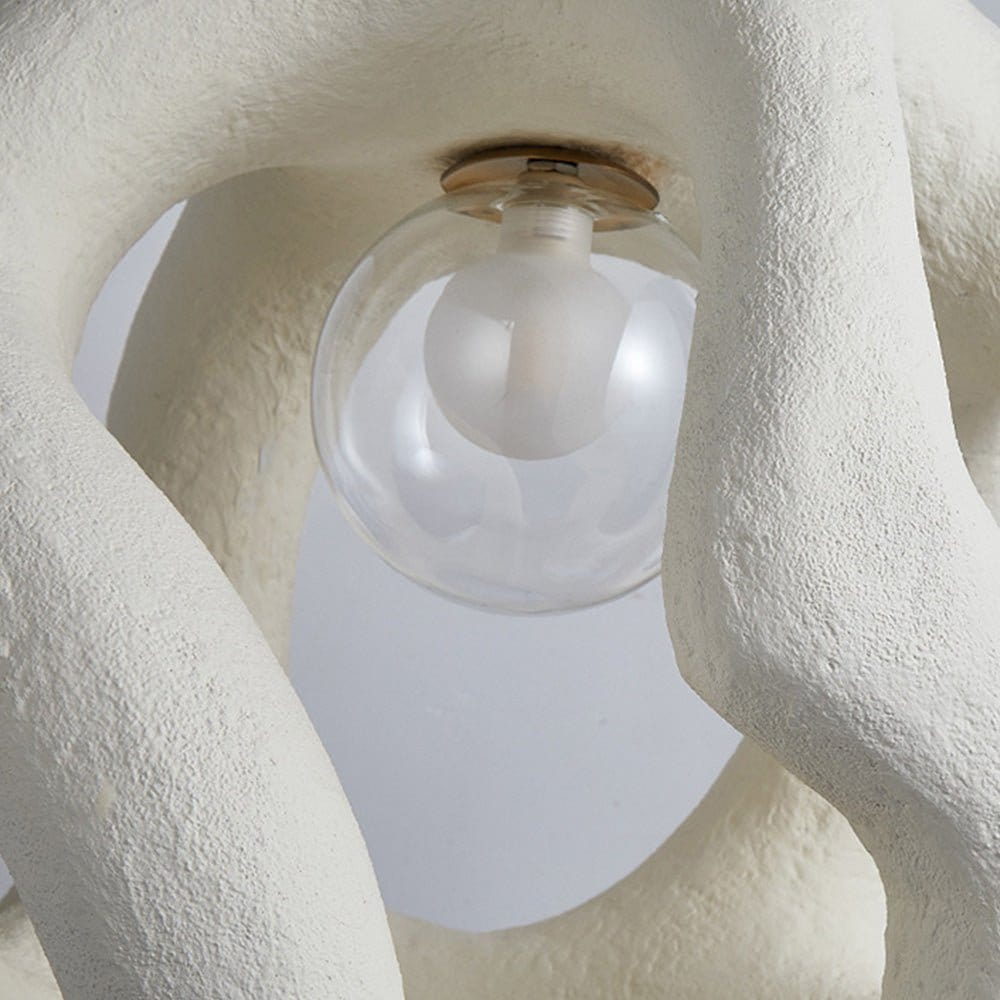Estela Pendellampe - Skandinavisk Justerbar Hængelampe, Polystyren, Moderne, Hvid, Design, Interiør belysning, Perfekt til stue Danmarkmode