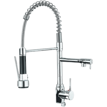 Fleksibel Blandingsbatteri Køkken - Rustfrit Stål - 360 Graders - Dobbeltgreb Kitchen Sink Faucets Danmarkmode.dk