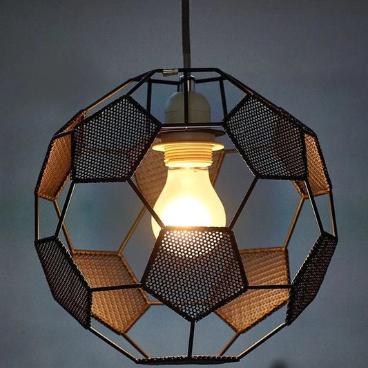 Fodbold Skærm Pendellampe - Metal - Sports - 40 cm Ceiling Light Fixtures Danmarkmode.dk