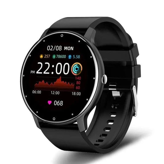 Fuld Touchskærm Smart Ur til Mænd - Vandtæt - Fitness Tracker - Android og IOS Smart Watch Danmarkmode.dk